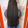 Knotless box braids