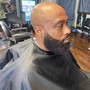 Men's Haircut w/ Full Beard Service (includes beard wash) and Hot Towel Treatment