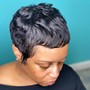 Relaxer with semi permanent/rinse