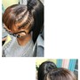 Rod Set/Relaxed hair