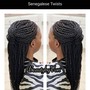 Senegalese Twists- Medium- Waist Length