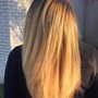 Hair color rinse (no style) add on service