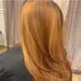 Hair color rinse (no style) add on service