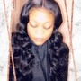 Lace wig frontal installation (HD LACE ONLY????For installs hair has to be dropped of a day or two before appointment, precut (reused)lace must fit ear to ear. Scalp manipulation (lace appears as skin when installed)