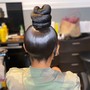 Classic Bun w/Bangs