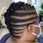 Flat Twist updo