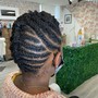 Flat Twist updo