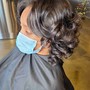 silk wrap or flexi rods for relaxed hair