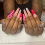 Colored Acrylic Basic Fullset