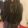 Knottless box braids (small)