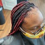 Knotless braids (medium)