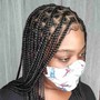 Knotless plaits medium