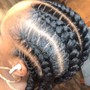 4 crisscross braids