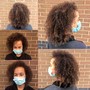 Afro texture extension hair thermal styling  2