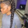 2 Strand Twists (Half head)