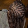 5- Feed In Braids $75