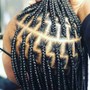 Heart braided Knotless Braids