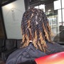 Retwist locs and haircut/ line up