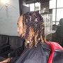 Retwist locs and haircut/ line up