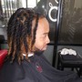 Retwist locs and haircut/ line up