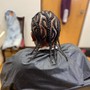 Small Straight Back Cornrows