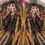 Partial Individual Crochet Braids