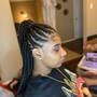 8-10 Feed In  Braids