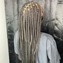 Medium box braids long