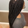 Large Knotless box braids (Shampoo and hair included *see notes*)