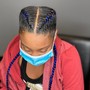 Adult regular Stitch braids/straight back cornrows