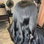 Quick Weave Half Up Half Down Pony Style