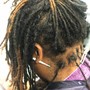 Starter locs with two stand twist medium