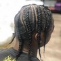 small lemonade braids hair included