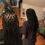 Small medium Knotless / bohemian box braid