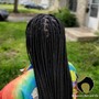 Small 26" Mid back Knotless Braids