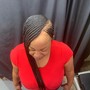 Small side braids( knotless)