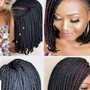 Knotless braid