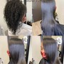 Silk Press, Protein Treatment and Trim