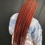 Medium Boho knotless Braids