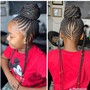 Kid's Braids two layers feed braids