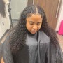 Lace closure or U part Wig unit install