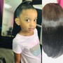 Kid Silk Press (Natural Hair)(5-10years old)