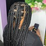 Jumbo Box braids (butt length)