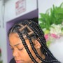 Natural box braids