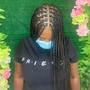 Natural box braids