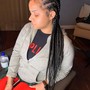 Medium Knotless Braids