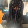 French curl box Braids