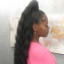 Ponytail w/Sewin in Back