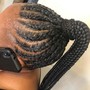 Braid down weave / wig