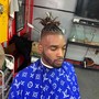 Dreadlocks + taper and line up